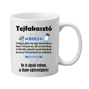 Tejfakasztó fiú – Bögre