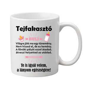 Tejfakasztó lány – Bögre