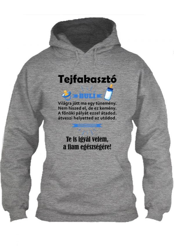 Pulóver Tejfakasztó fiú szürke