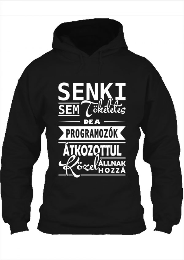 Pulóver Tökéletes programozók fekete