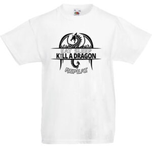 Eat sleep kill a dragon repeat- Gyerek póló