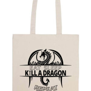 Eat sleep kill a dragon – Basic hosszú fülű táska