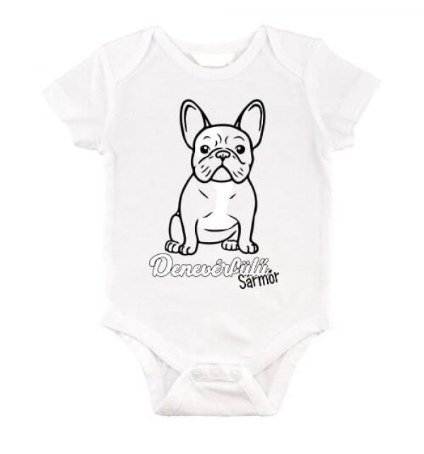 Denevérfülű sármőr francia bulldog - Baby Body