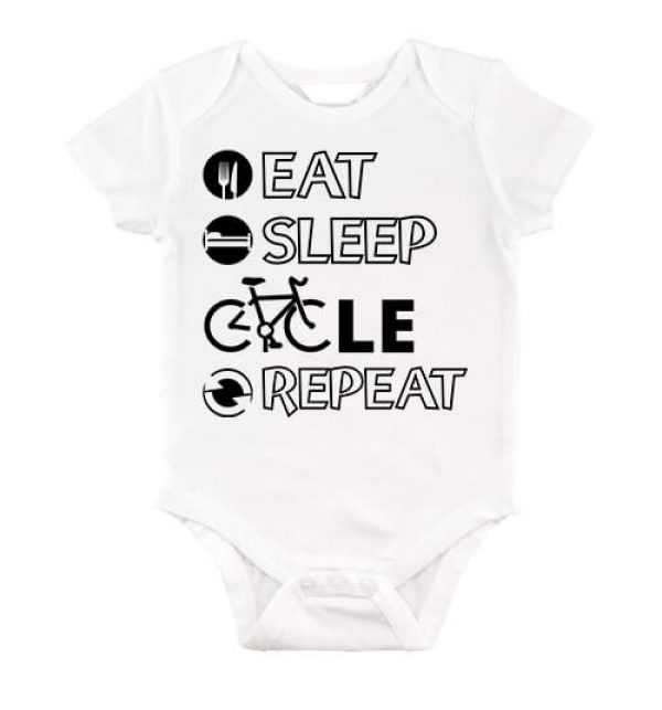 Baby body eat sleep cycle repeat fehér