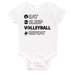 Eat sleep volleyball repeat – Baby Body