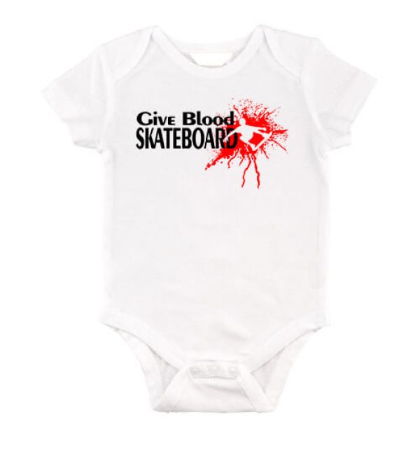 Give blood skateboard gördeszka - Baby Body