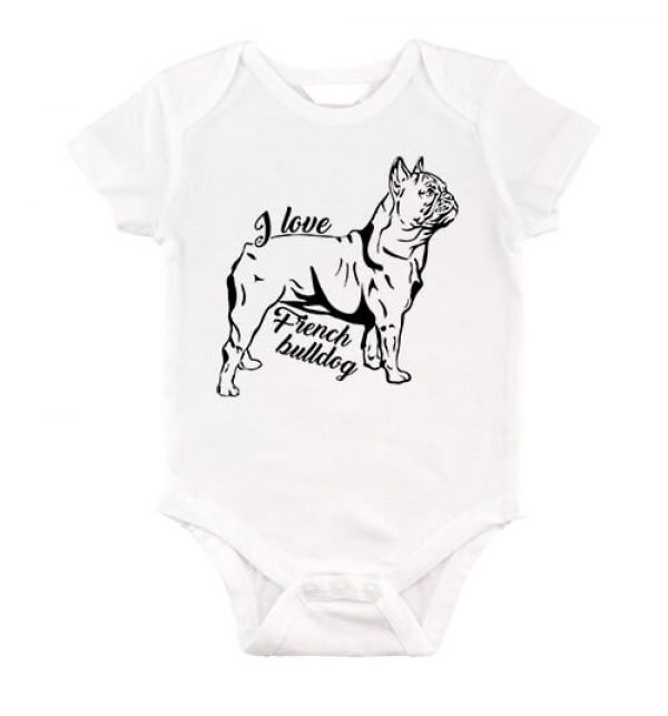 I love french bulldog francia bulldog - Baby Body