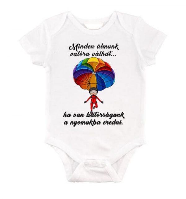 Minden álmunk valóra válhat ejtőernyő - Baby Body