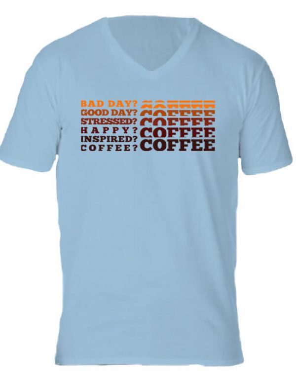 I love coffee - Férfi V nyakú póló