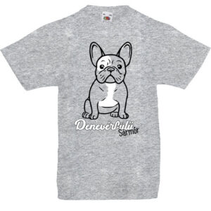 Denevérfülű sármőr francia bulldog- Gyerek póló