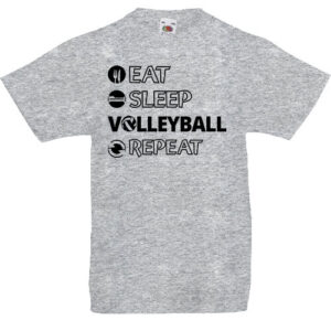 Eat sleep volleyball repeat- Gyerek póló