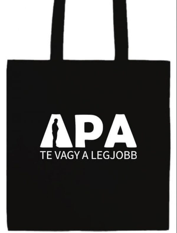 Apa Te vagy a legjobb- Basic hosszú fülű táska
