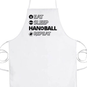 Eat sleep handball repeat- Basic kötény