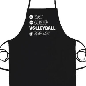 Eat sleep volleyball repeat- Prémium kötény