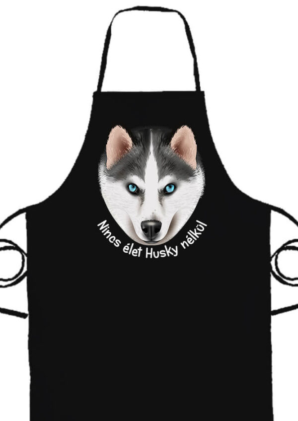 Nincs élet husky nélkül- Basic kötény