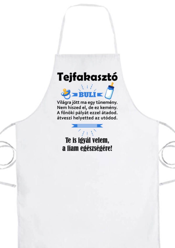 Tejfakasztó fiú- Prémium kötény
