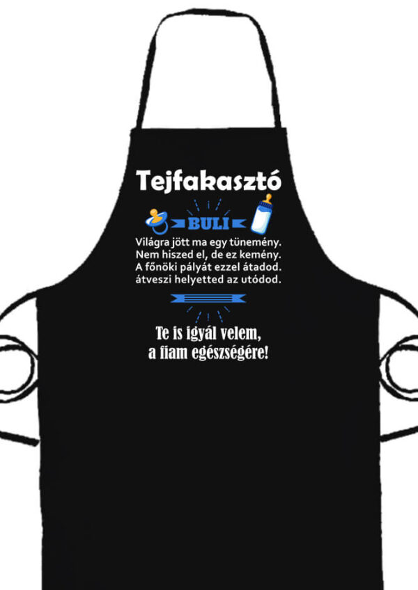 Tejfakasztó fiú- Basic kötény