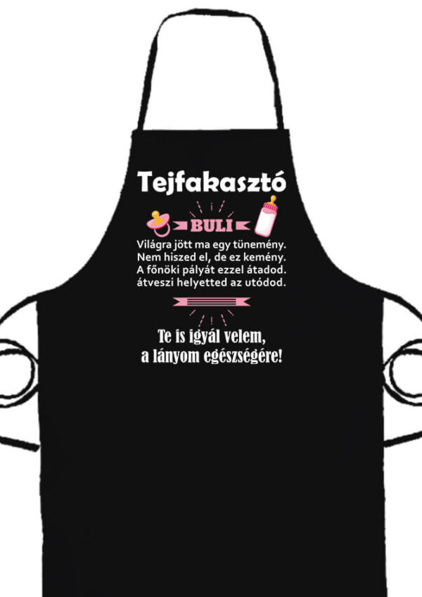 Tejfakasztó lány- Prémium kötény