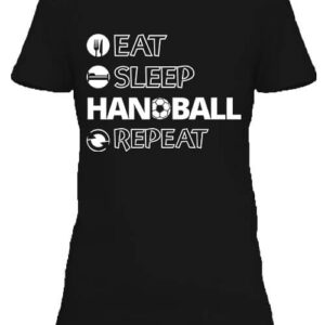 Eat sleep handball repeat – Női póló