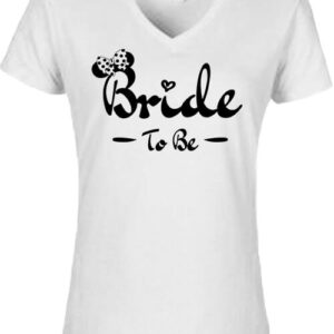 Bride to be_lánybúcsú – Női V nyakú póló