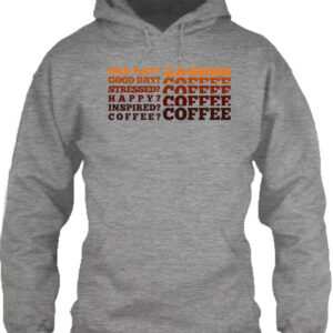 I love coffee – Unisex kapucnis pulóver