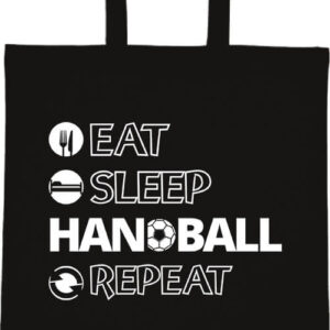 Eat sleep handball repeat- Basic rövid fülű táska