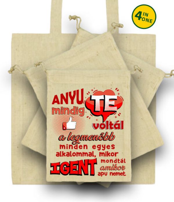 Anyu a legmenőbb - Táska szett