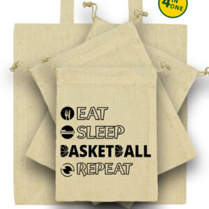 Eat sleep basketball repeat – Táska szett