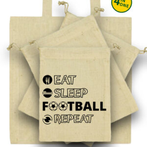 Eat sleep football repeat – Táska szett