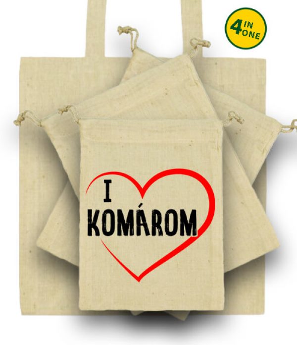 I love Komárom - Táska szett