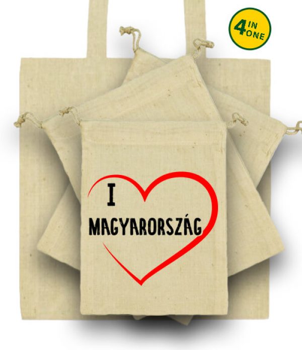 I love Magyarország - Táska szett