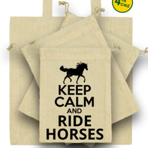 Keep calm and ride horses lovas – Táska szett