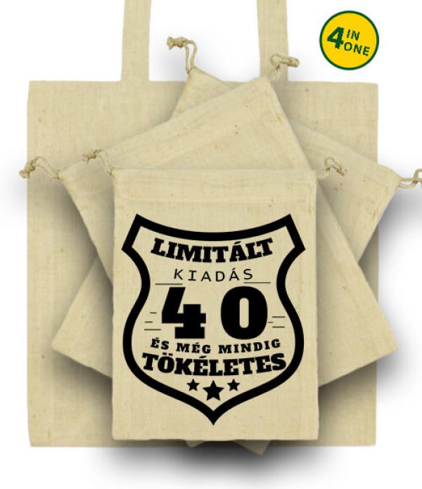 Limitált kiadás 40 - Táska szett