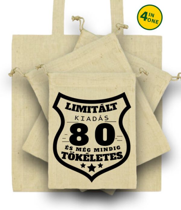 Limitált kiadás 80 - Táska szett