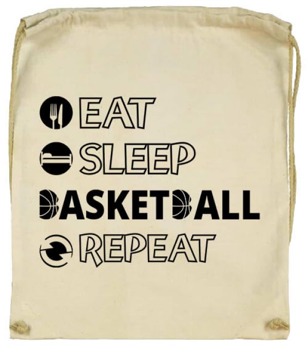 Tornazsák eat sleep kill basketball repeat natúr