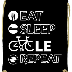 Eat sleep cycle repeat- Basic tornazsák