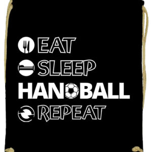 Eat sleep handball repeat- Prémium tornazsák