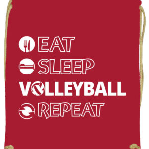 Eat sleep volleyball repeat- Prémium tornazsák