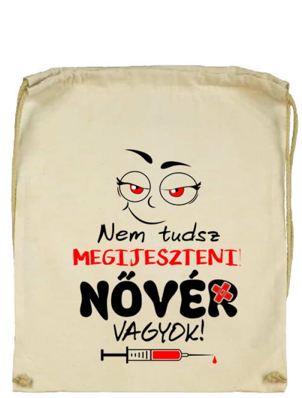 Nővér vagyok- Basic tornazsák