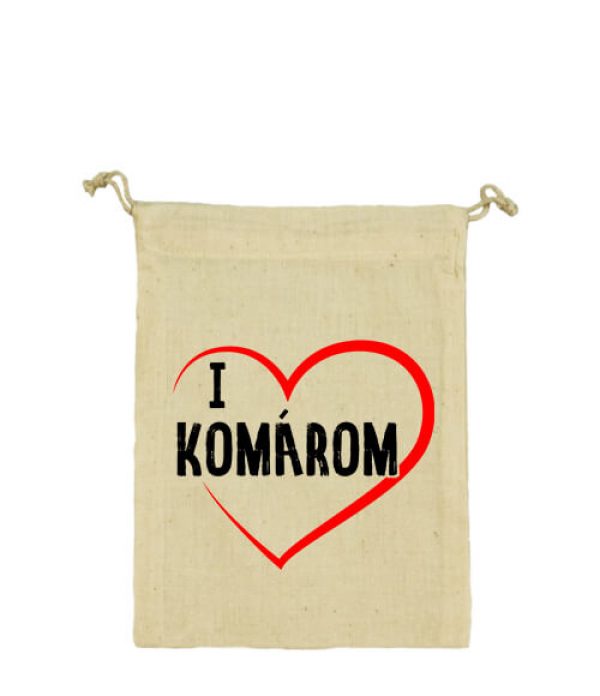 I love Komárom - Vászonzacskó kicsi