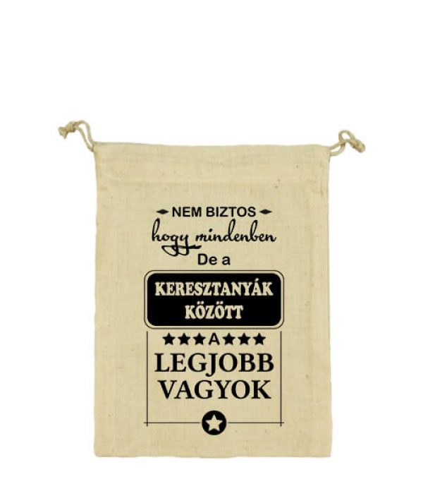 Keresztanya 1 - Vászonzacskó kicsi