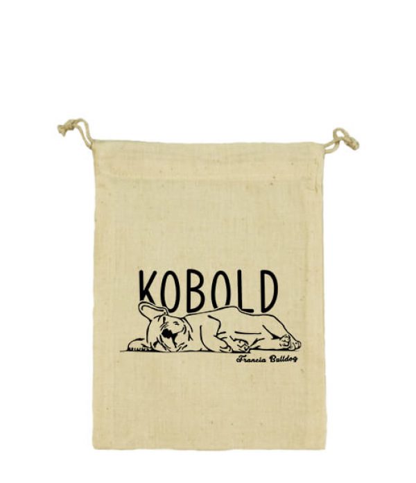 Kobold francia bulldog - Vászonzacskó közepes