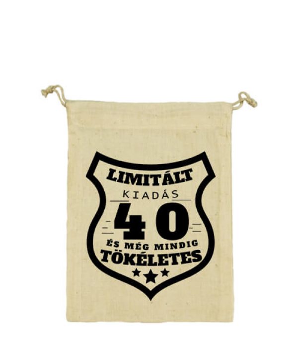 Limitált kiadás 40 - Vászonzacskó kicsi