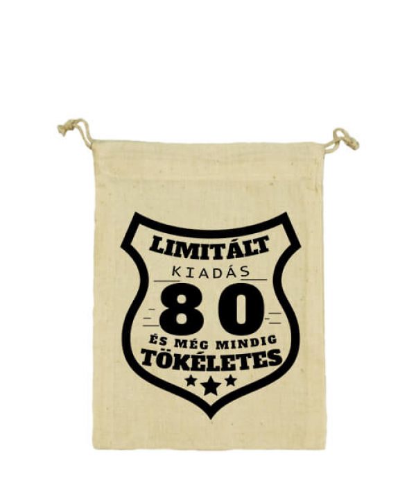 Limitált kiadás 80 - Vászonzacskó kicsi