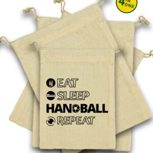 Eat sleep handball repeat – Vászonzacskó szett