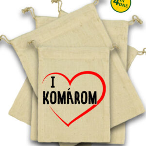 I love Komárom – Vászonzacskó szett