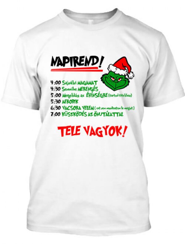 Grincs napirend  - Férfi póló