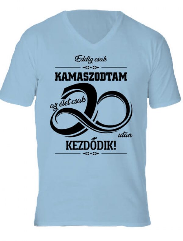 Az élet 20 után - Férfi V nyakú póló