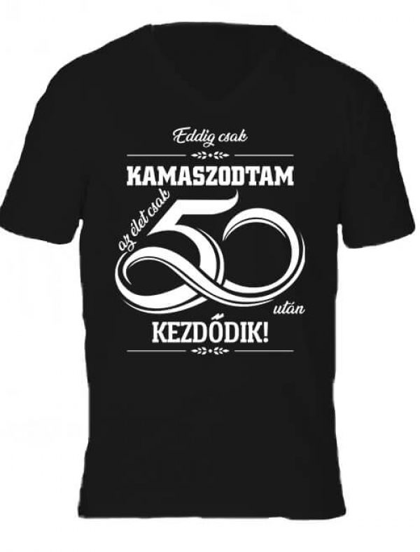 Az élet 50 után - Férfi V nyakú póló