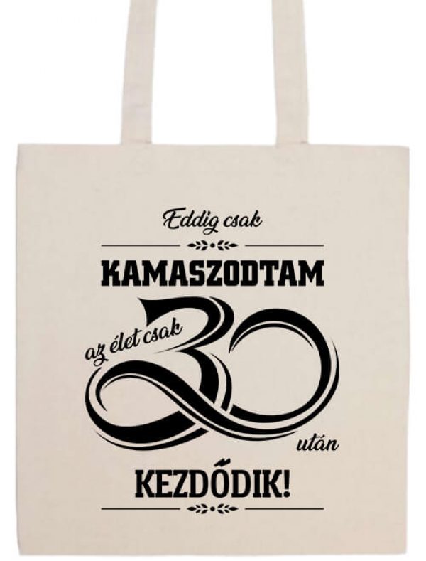 Az élet 30 után- Prémium hosszú fülű táska
